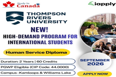 NEW! Thompson Rivers University (TRU) - Human Service Diploma - Now Open for Fall 2026 Intake!